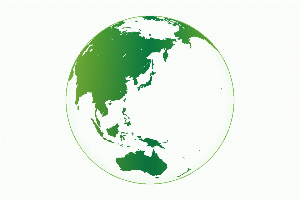 Full globe rotating